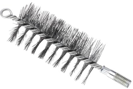 PATIKIL Cepillo Para Taladros De 65mm De Diámetro,Cepillo De Limpieza De Alambre Trenzado De Acero Inoxidable Para Limpiar Cilindros Y Tubos Con Vástago Espiral De 12mm,Para Tubos,Plateado