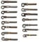 Generic 100pcs Glasses Spring Insert Hinge Repair Replacement Broken Eyeglasses Accessories(323)
