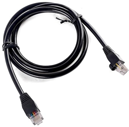 usangreen RJ45 RS485-Kabel für BMS-Kommunikation, Stecker für Seplos-Batterie im Voltronic-Wechselrichter, männlich zu männlich, Kabel (runder Kabel, 100 cm)