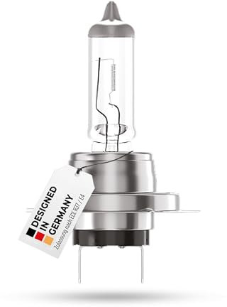 alca® H7 Halogen Lampe Auto I Px26d I 12V 55W Halogen Scheinwerfer 3300K warmweiß I Scheinwerferlampe Glühbirne KFZ