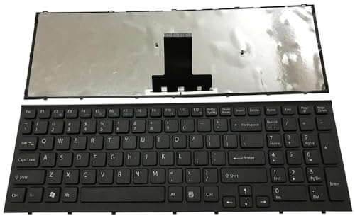 ZMHYGEW US/SP Laptop-Tastatur für Sony für VAIO VPC-EB VPCEB VPC EB-Serie PCG-71311M 71312M(Black)