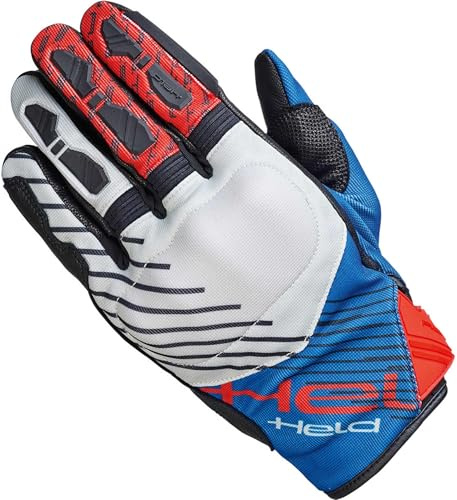 Held Hamada 2 Adventure Motorrad Handschuhe, grau/blau, 10