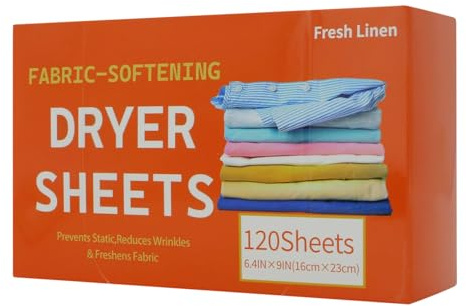 120x Duftende Weichspülerblätter Für Kleidung, Weichspüler Tücher, Anhaltender Weichspüler Für Alle Fasern, Duftende Wäschetücher Und -tabletten Für Trockner, Für Waschmaschine Wäsche Trockner Wohnung