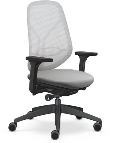 Sedus se:kit pro ergonomischer Bürostuhl mit Membranbespannung, Lordose, 3D Armlehnen, Sitz mit Tiefenverstellung, Höhenverstellbar 40-53cm, bis 150kg belastbar, Made in Germany