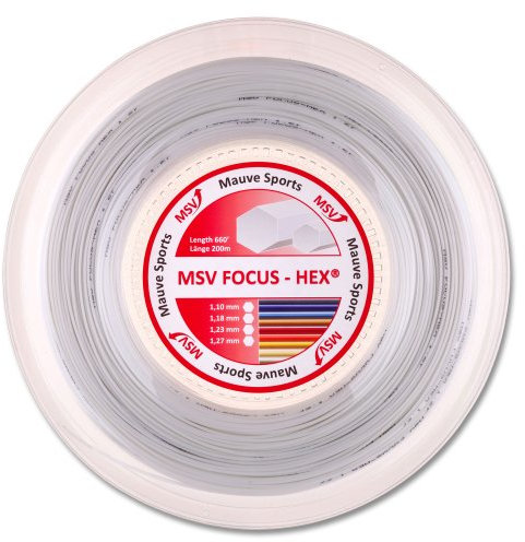 MSV Saitenrolle Focus-HEX, Weiß, 1.10mm, 0355000124400001