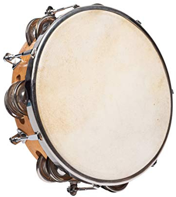 FUZEAU 3991 Natural Skin Tamburin 20,3 cm + CYMBALETTES