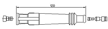Bremi 13226/5 Stecker, Zündkerze
