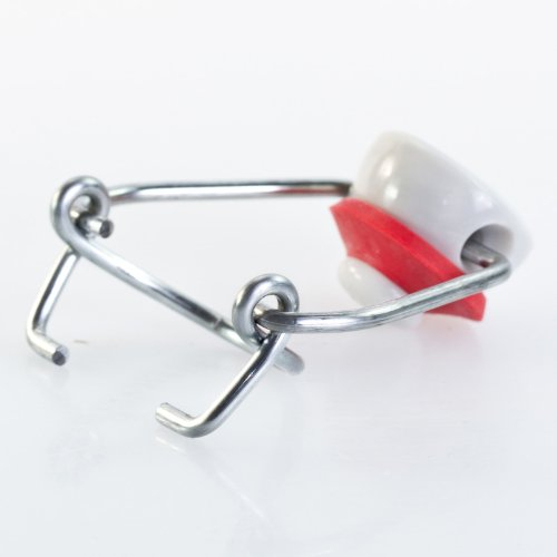 10x Weiße Flaschenverschlüsse aus Keramik, Bügelverschlüsse mit Dichtring zum Verschließen von Bier-Bügelflaschen 0,5 L