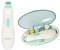 Elektrischer Nagelpflege Nageltrimmer für Babys, Nagelfeile von Jaybva, elektrisch, sicher, automatisch, für Neugeborene, Kleinkinder, Zehen, Fingernägel, Pflege, mit Ersatz-Aufsätzen