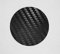 1x 45mm Emblem Folie Carbon schwarz