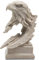 H&W Weißkopfseeadler Statue,Sandstein Harz Skulpturen für Männer,Adler Figuren,Abstrakte Kunst Statue Sammelfiguren für Home Büro Wohnzimmer Bücherregal Tisch Desktop Einweihungsdekoration
