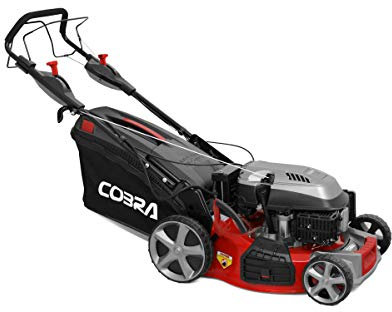 COBRA MX484SPCE 48cm (19in) Petrol Lawnmower with 4 Speed Drive, Electric push button start system