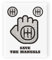 4R Quattroerre.it 6344 Aufkleber Save The Manuals, 10 x 12 cm