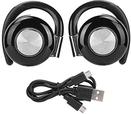 Bewinner1 TWS Auriculares inalámbricos Bluetooth V5.0 + EDR, Llamadas de Doble Canal Reducción Inteligente de Ruido 10 Horas Tiempo de Juego Manos libres/a2dp/avrcp Mini Auricular estéreo(Plata)