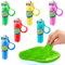 Craze Magic Slime Porte-clés Slime Enfant Slime Kit 6 Porte-clés avec 25 ML de Slime Enfant à l'intérieur Slime à emporter