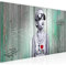 Runa Art Bild Junge Graffiti Wandbilder auf Vlies Leinwand 5 Teilig Wanddekoration Loft Wohnzimmer 039856b