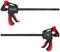 Einhandzwinge Schraubzwinge Einhandklemme 2 Stk 300mm, starke Klemmkraft 68kg, Dehnbereich bis 460mm, Spannzwingen Klemmzwinge
