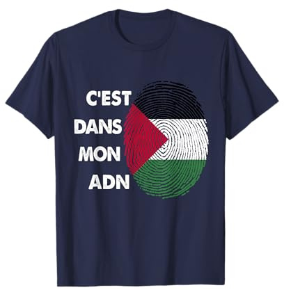 Drapeau Palestinien Palestine C'est Dans Mon ADN T-Shirt