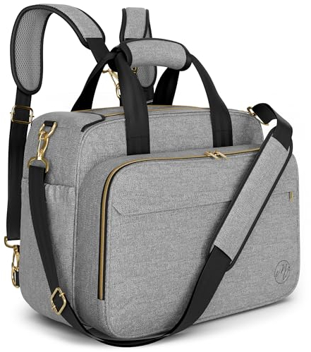 Wickeltasche mit Wickelunterlage – wandelbare Wickeltasche für Baby, Mädchen und Jungen – 5-in-1 Tragetasche, Rucksack, Kinderwagen, Medium, Reisetasche