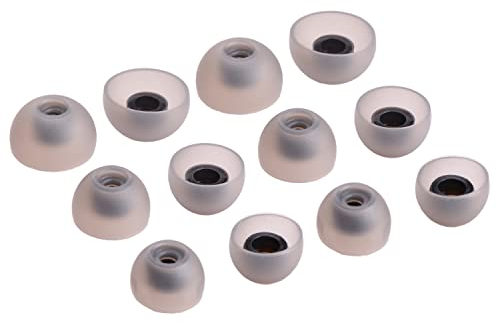 Ersatz-Ohrstöpsel-Set für Samsung Galaxy Buds 2 Kopfhörer, kabellos, passend in Hülle, Weiß, 6 Paar