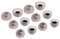 Ersatz-Ohrstöpsel-Set für Samsung Galaxy Buds 2 Kopfhörer, kabellos, passend in Hülle, Weiß, 6 Paar