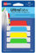 AVERY Zweckform Art. 74768 Haftstreifen transparent/bunt (24 Haftnotizen, 63,5x25,4mm, beschreibbare Index Tabs Folie, ablösbare Klebezettel, Page Marker, Sticky Notes, Klebemarkierungen)