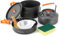 Odoland Camping Cookware Set, Cooking Utensils with Camping Pot, Camping Frying Pan and Teapots for Outdoor Cooking Hiking Travelling for 2-3 People