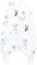 TupTam Baby Sommer Schlafsack mit Beinen 0.5 TOG OEKO-TEX zertifizierte Materialien unwattiert Unisex, Farbe: Tiere/Luftballons/Mond, Größe: 110-122