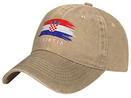 501 Damen Herren Baseball Kappe Mütze Kroatien-Flagge Kroatisch Baseball Kappen Reine Farbe Trucker Kappe Vintage Baseballkappe Für Draussen Wander Tennis