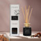 Spice Wood 100ml Reed Diffuser for Home Scented Oil Diffuser with Sticks Set by Pearla Nera - Air Freshener 100ml Aromatherapy Lasting Home Fragrance- Woody Amber Musk- Upto 5 months