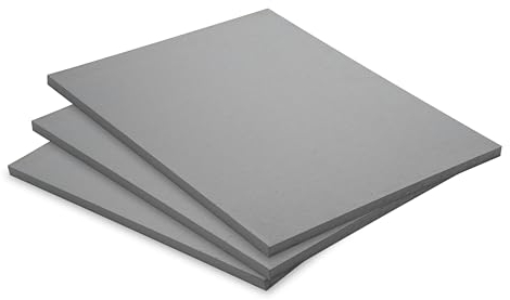 Feuerfest 123 - Kalziumsilikatplatte [500x610x60 mm | 3 Stück] - Dämmung Verkleidung Öfen & Kamine - Dämmplatte Klimaplatte niedrige Wärmeleitfähigkeit - 1.000 °C hitzebeständig - Wärmedämmplatte