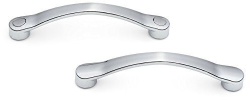 IXITAB Shower Part Shower/Bath Door Handle Chrome Effect 127mm Distance