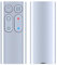 RETROSUN Replacement Fan Remote Control Compatible for Dyson AM04 AM05 AM07 Hot + Cool Fan Heater Tower（Part Number：922662-08）