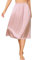 Vlazom Jupon Femme Longue Fond de Jupe Femmes Léger Jupe sous Robe Taille élastique Confortable,Rose,S