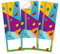 Minkocards 8 Aufkleber Klettern Bouldern Verpackung von Geschenken für Mädchengeburtstag Jungengeburtstag Etiketten für Geschenkverpackung