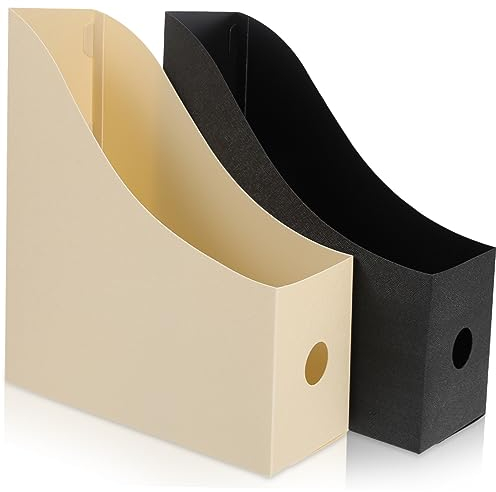 GRADENEVE 2 Stück Aktenaufbewahrungsbox Buch Organizer Verschleißfester Zeitschriftenhalter Tisch Magazin Aktenhalter Tisch Akten Organizer Studenten Akten Organizer Bürobedarf Büro