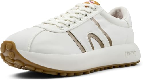 Camper Herren Pelotas Athens K100943 Sneaker, White Natural 002, 39 EU
