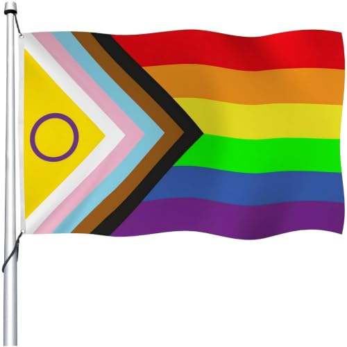 Aoihrraan Regenbogenflagge 150x250cm Doppelseitige Homosexuell Stolz Liebe Gleich Lgbtq Gestreifte Fahnen Banner Für Outdoor-Feiern Haus Garten Veranda Party Dekoration Fahnen Mit 2 Stabilen Ösen