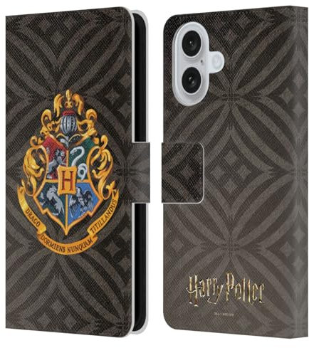 Head Case Designs Offizielle Harry Potter Hogwarts Kamm Prisoner of Azkaban I Leder Brieftaschen Handyhülle Hülle Huelle kompatibel mit Apple iPhone 16