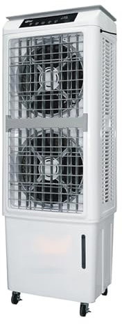 Enfriador De Aire De Ahorro De Energía para Interiores O Exteriores, Tanque De Agua Grande, Humidificador, Velocidades Ventilador De Enfriamiento Portátil 3 En 1, Enfriador De Aire