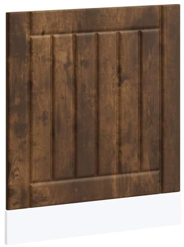 vidaXL Pannello Lavastoviglie Lucca Rovere Fumo in Legno Multistrato