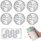 GOTRUST 6 Pièces Boule Mélangeur Proteine, Boule Shaker Biberon Anti Grumeau, Boule de Secousse Shakers, Boule de Secousse Shaker pour Bouteille Mélangeur, Tasses de Sport, Verre