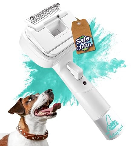 SAFE 'N CLEAN Cepillo para pelo de animales, accesorio para aspiradora, cepillo para perros, cepillo para gatos, juego 3 en 1, compatible con Dyson Miele, Siemens, Rowenta, AEG Karcher, incluye