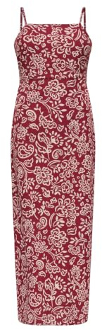 ONLY Female Kleid ONLJAKIRI Leinen Midikleid | Dress