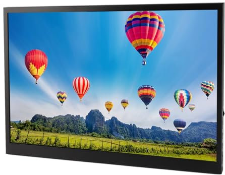 Phefop Portatile 1440x900 17in Gaming -con 178 -grandos -Gulum di Considerazione per PC/Telefono/PS3/RPI, Plug -y -Play -Play -External Schermate per Viaggiatori Portatili