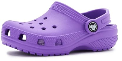 Crocs Zoccolo Classico Unisex per Bambini, Viola, 5 UK Child