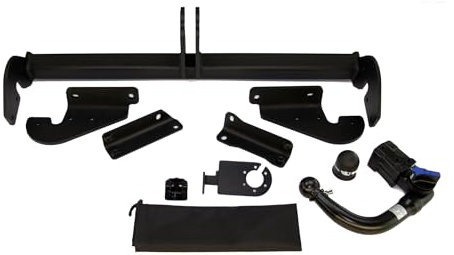 RIDIGO Anhängerkupplung abnehmbar für Renault Kadjar 1 I (außer AdBlue) ab 06/2015 mit universalem E-Satz 13-polig