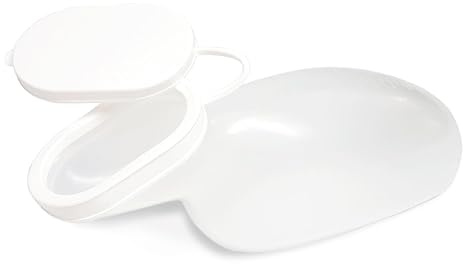 HaseMed Urinflasche für Frauen 1 Stück – Ergonomisch & auslaufsicher – Ideal für Pflege, Inkontinenz & unterwegs – 1000 ml – Wiederverwendbar & autoklavierbar