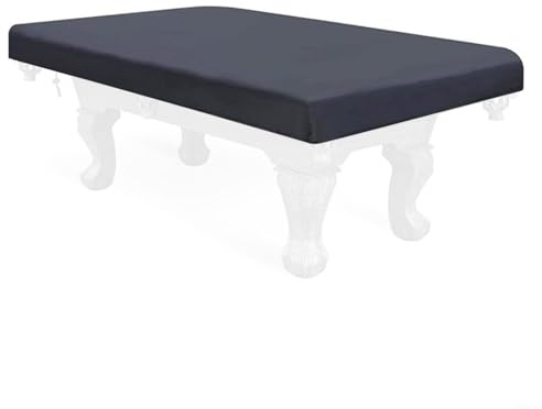 Tidgel Heavy Duty Waterproof Billiard Table Cover for 7 8 9 Ft Pool Tables, All Weather Outdoor Protection with Drawstring, Black(black 7FT)