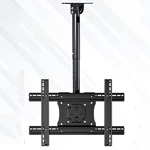 Soporte de techo para TV, soporte giratorio de inclinación ajustable para televisores de 32 a 75 pulgadas, ajuste de altura telescópico, fácil instalación